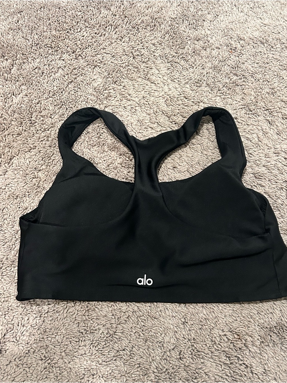 Alo Womens Black Sports Bra XL
